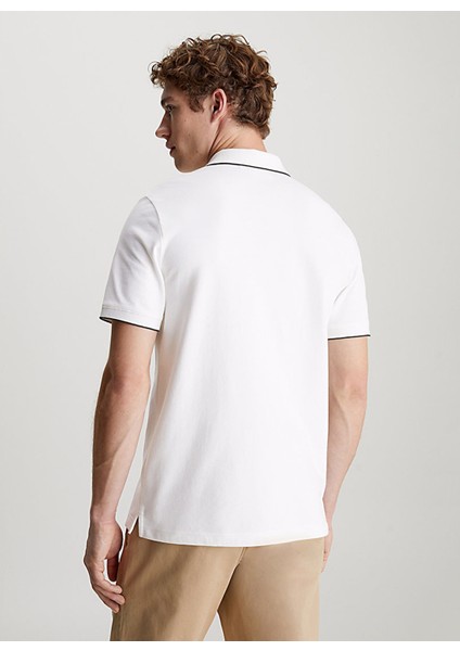 Beyaz Erkek Polo T-Shirt K10K112751YAF fırsatları