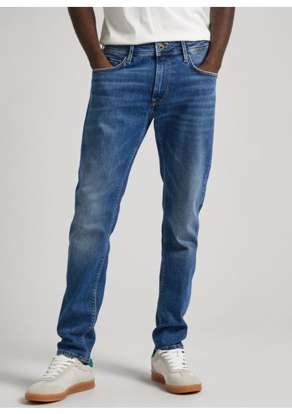 Normal Bel Tapered Fit Erkek Denim Pantolon PM207390HT7-000 Tapered Jeans