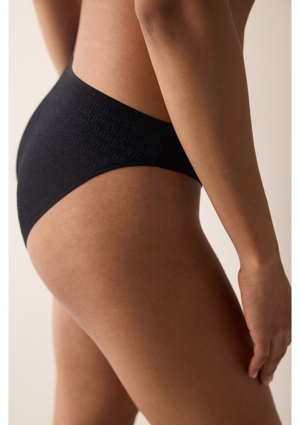 Iconic Siyah Slip Külot