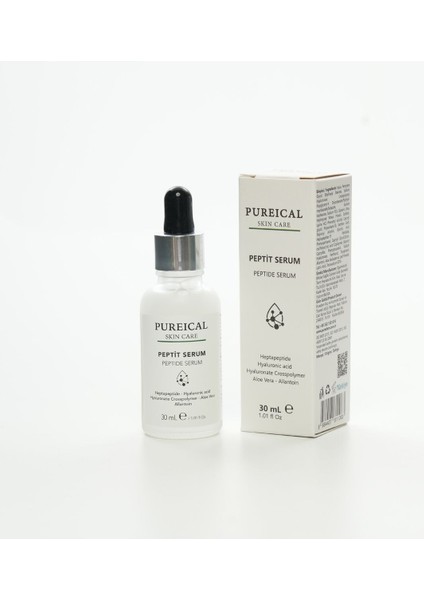 Peptit Serum, Dolgunlaştırıcı, Anti-Aging, Yaşlanma Kırışıklıkları, Peptit Serum 30 ml