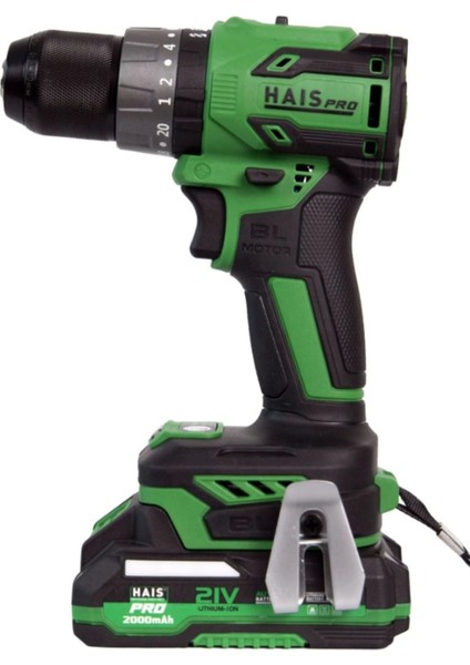 20 Volt Haispro RB-DB2102 Profesyonel Darbeli Vidalama Matkap 21 V 2.0 Ah Çift Akülü 2 Yıl 2 2.0 -