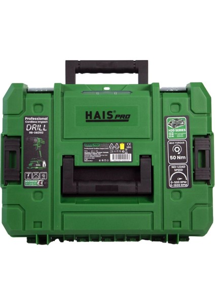 20 Volt Haispro RB-DB2102 Profesyonel Darbeli Vidalama Matkap 21 V 2.0 Ah Çift Akülü 2 Yıl 2 2.0 -