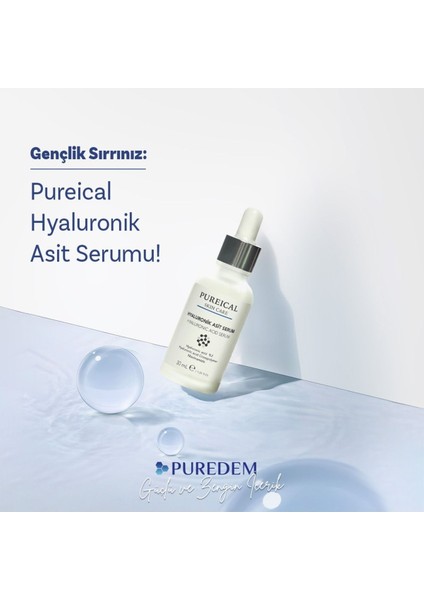 Hyaluronik Asit Serum, Niacinamide, Hyaluron ,%2 Hyaluronik Asit, Nemlendirici 30 ml