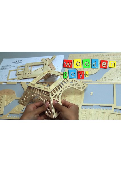 3D Ahşap Puzzle - Horoz