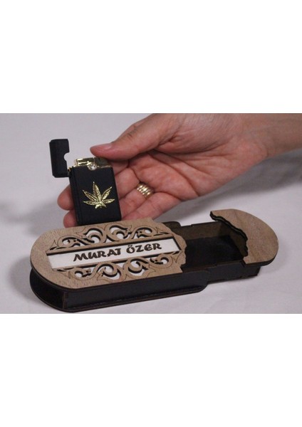 Çakmak Kişiye Özel Isim Yazılı ve Mdf Tasarım Kutulu NO:138 fırsatları