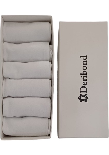 6 Adet Patik Çorap Kadın Pamuklu Beyaz indirimleri