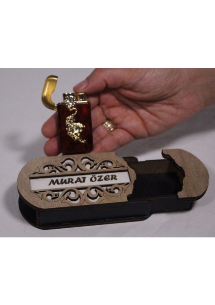 Çakmak Kişiye Özel Isim Yazılı ve Mdf Tasarım Kutulu NO:141 modelleri