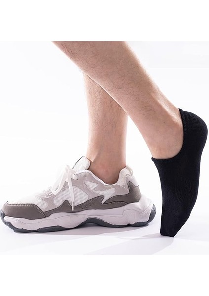 6 Adet Sneaker Çorap Erkek Pamuklu Görünmez Çorap