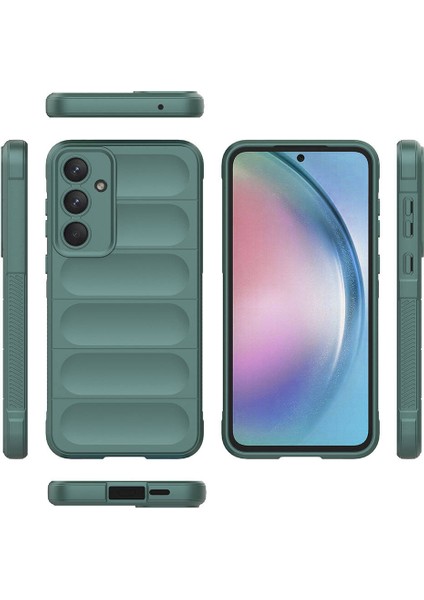 Samsung Galaxy A55 Kılıf Oyuklu Kamera Korumalı Lux Etnik Silikon