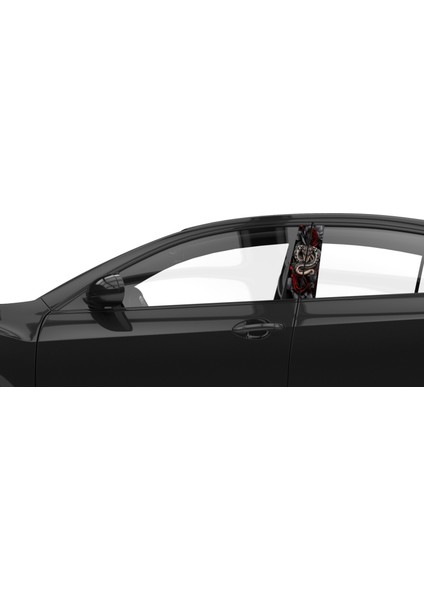 Araba Etiketleri, Tuning Kaplama, Direk Folyosu - Yılan, Kırmızı Güllü Yılan indirimleri