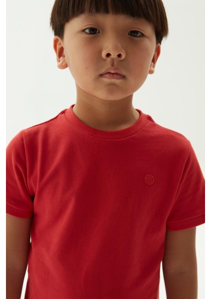 Bg Store Erkek Çocuk Kırmızı T-Shirt modelleri
