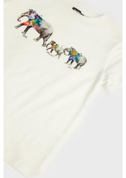 Bg Store Baba Ekru T-Shirt modelleri