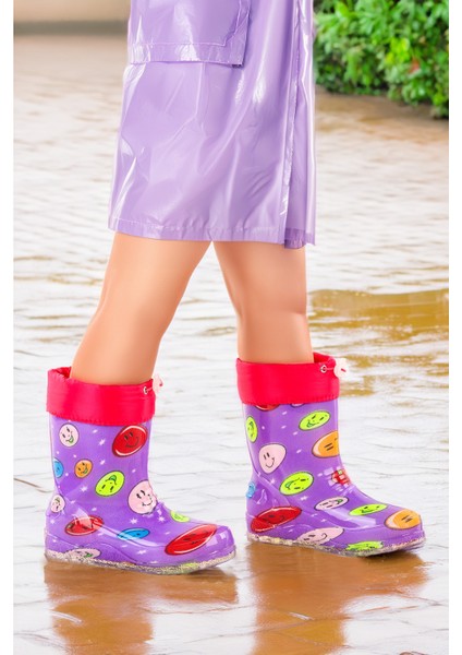 Savana Su Geçirmez Kız Çocuk Yağmur Çizmesi