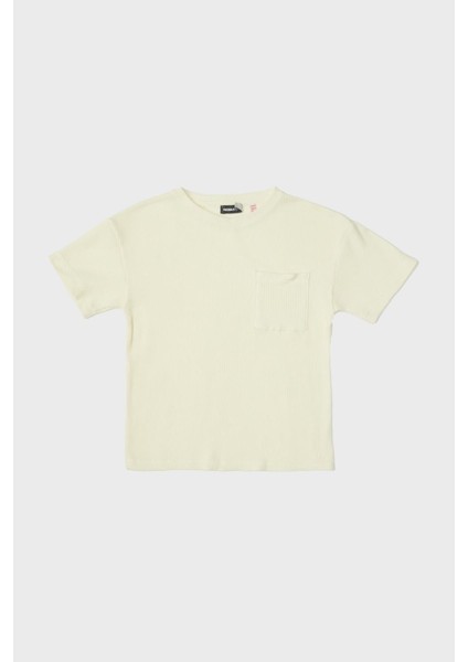 Bg Store Erkek Çocuk Ekru T-Shirt indirimleri