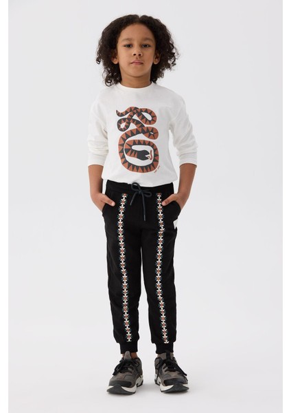 Bg Store Erkek Çocuk Ekru T-Shirt