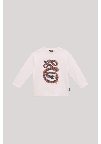 Bg Store Erkek Çocuk Ekru T-Shirt indirimleri