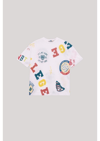 Bg Store Erkek Çocuk Desenli T-Shirt