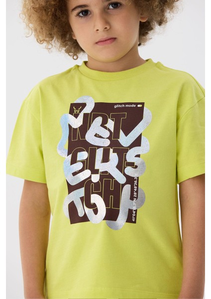 Bg Store Erkek Çocuk Yeşil T-Shirt