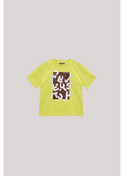Bg Store Erkek Çocuk Yeşil T-Shirt