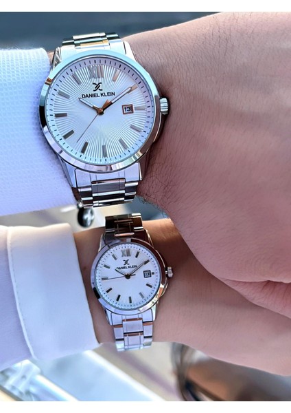 30 mt Suya Dayanıklı Bay&bayan Çelik Kordon Çiftlere Özel Kol Saat ÇDK.13839.1 modelleri