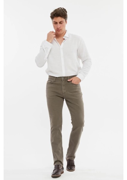 Captiva Regular Fit Likralı Erkek Örme Jean PANTOLON-6798