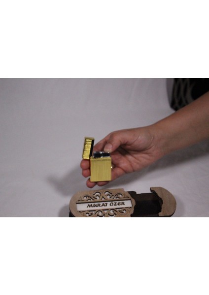 Çakmak Kişiye Özel Isim Yazılı ve Mdf Tasarım Kutulu NO:152 indirimleri