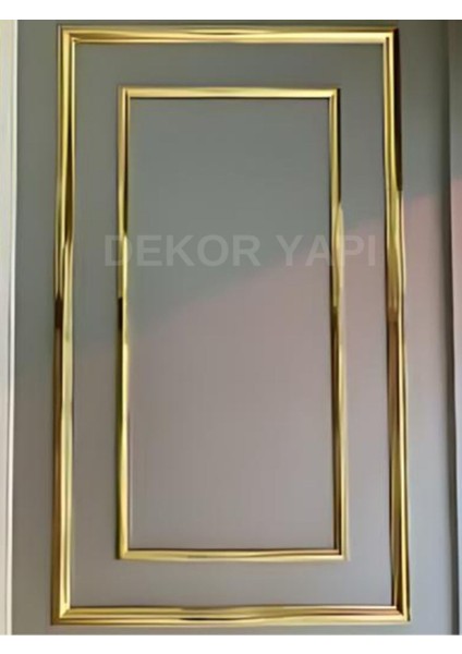 Dekoratif Gold 4 cm Polistren Duvar Çıtası