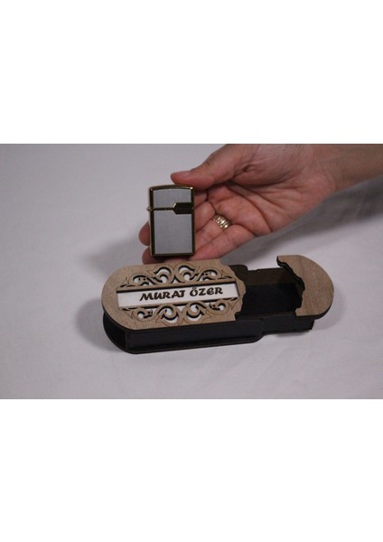 Çakmak Kişiye Özel Isim Yazılı ve Mdf Tasarım Kutulu NO:154 fırsatları