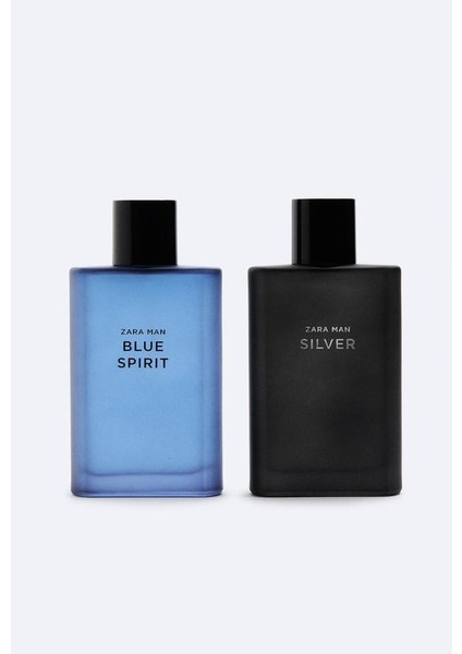 MAN SILVER + ZARA MAN BLUE SPIRIT EAU DE TOILETTE 2 X 90 ML indirimsehri