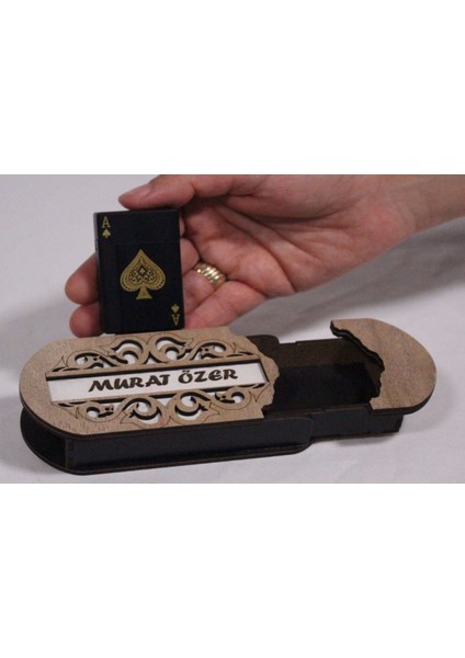 Çakmak Kişiye Özel Isim Yazılı ve Mdf Tasarım Kutulu NO:102