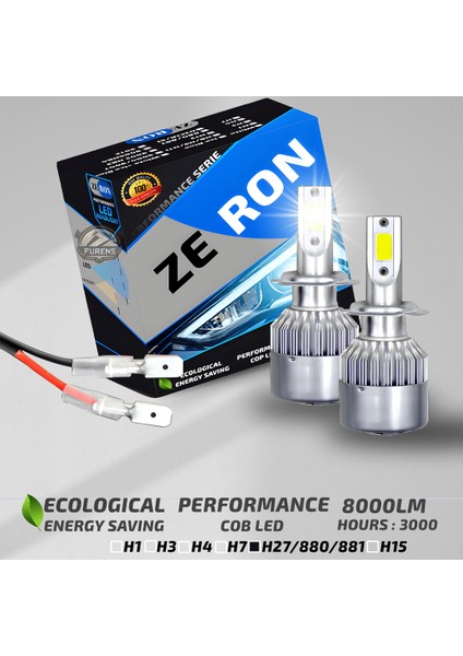 Hyundai Accent Era 2006-2012 Sis Farı Uyumlu Şimşek Etkili LED Xenon Performance Series H27