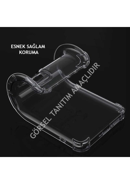 Apple iPhone 12 Kılıf Uyumlu Kılıf Şeffaf Köşelerde Darbelere Karşı Ultra Kalınlaştırılmış Darbe Korumalı Strong Cover