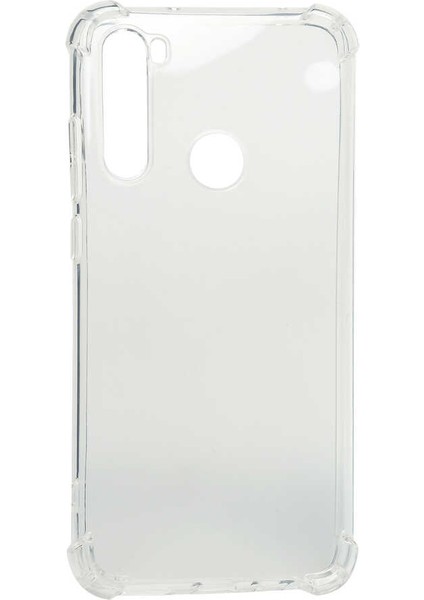 Xiaomi Redmi Note 8 Kılıf Uyumlu Kılıf Şeffaf Köşelerde Darbelere Karşı Ultra Kalınlaştırılmış Darbe Korumalı Strong Cover