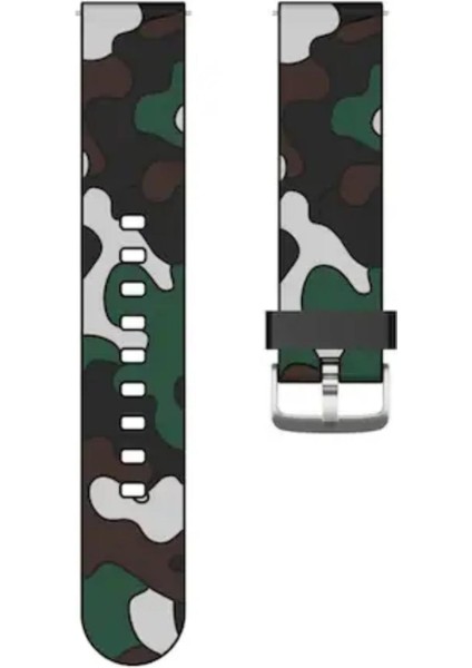 Amazfit Stratos İçin Kamuflaj Silikon Saat Kordonu 22MM fiyatları