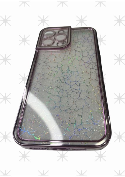 Iphone 13 Pro Max Şeffaf Desenli Şık Kaliteli Silikon Telefon Kılıfı