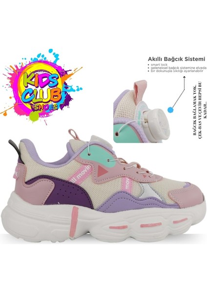 Cool Rex Akıllı Bağcık Mekanizmalı Ortopedik Çocuk Spor Ayakkabı