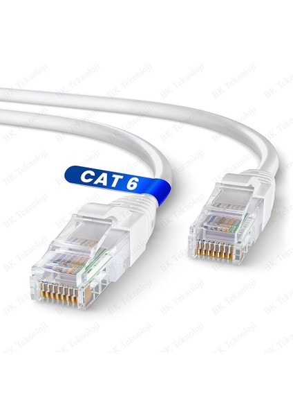 15 Metre Fabrikasyon Cat6 Ethernet Lan Ağ Network Patch Kablo fırsatları