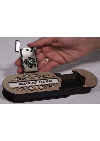 Çakmak Kişiye Özel Isim Yazılı ve Mdf Tasarım Kutulu NO:163 fiyatları