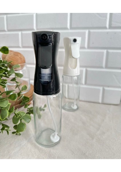 2’li Cam Sprey Şişe Yağdanlık Airfryer Püskürtmeli Yağlık Fıs Fıs Yağdanlık
