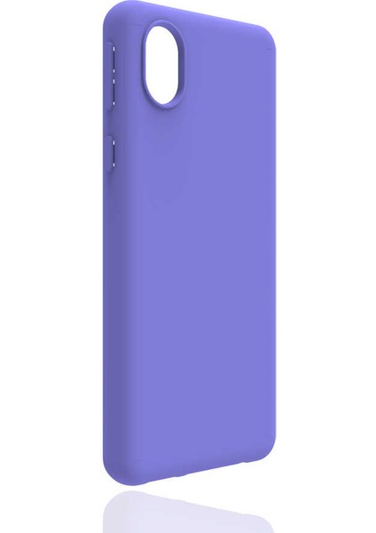 Samsung Galaxy A01 Core Kılıf Zore Biye Silikon-Mor