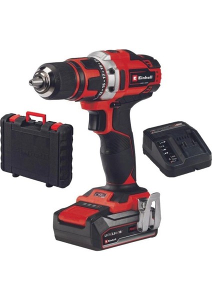 1 Te-Cd 18/40-1 Li (1X2,5AH) Akülü Matkap 2.5 - 2.9 Ah 18 Volt 2 Yıl Darbesiz