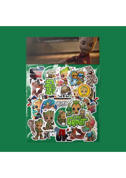 Groot Sticker Paketi / Bullet Journal Defter Çıkartma Ajanda Laptop Etiket