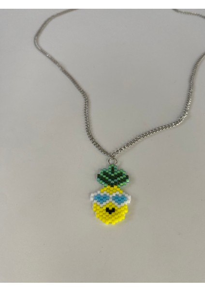Gözlüklü Ananas&karpuz Iki Adet Arkadaşlık Kolyesi Miyuki fırsatları
