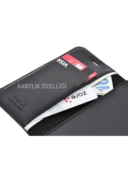 Reeder S19 Max Pro S Zoom Uyumlu Kılıf Mükemmel Kalıp Cihazı 360 Derece Korur, Kartlık Bölmesi Uzun Ömürlü Yüksek Kalite Suni Deri Cover