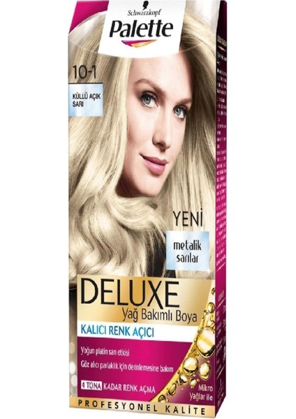 Deluxe Saç Boyası 10 1 Küllü Açık Sarı