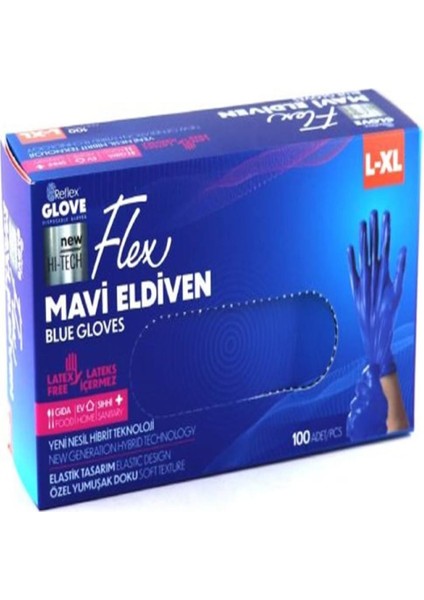 Eldiven Mavi L-Xl