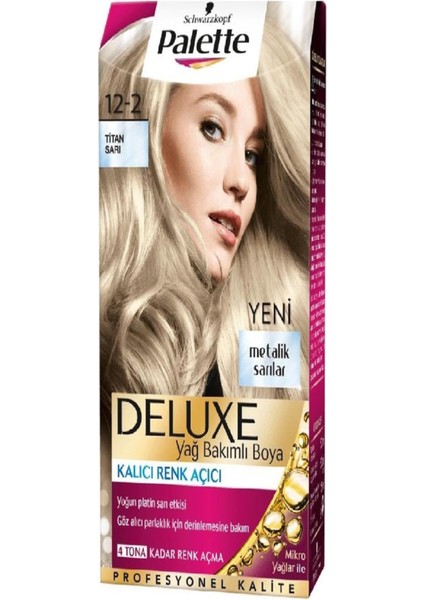 Deluxe Saç Boyası 12 2 Titan Sarı