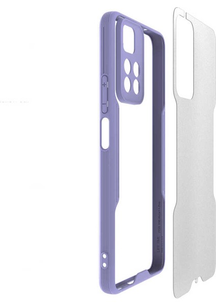 Xiaomi Redmi ZORE Infinix Note 11 Pro Plus 5g Kılıf Parfe Kapak-Kırmızı