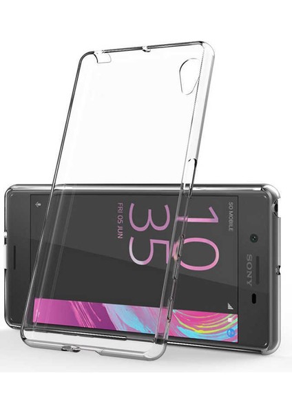 Sony Xperia Z5 Kılıf Süper Silikon Kapak-Renksiz