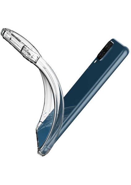 Samsung Galaxy M33 Kılıf Kamera Korumalı Nitro Anti Shock Silikon-Renksiz